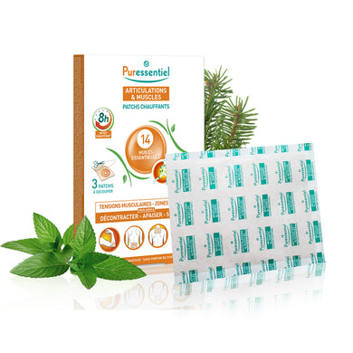 Puressentiel Muscel & Joints Pure Heat Heating Patches sedi