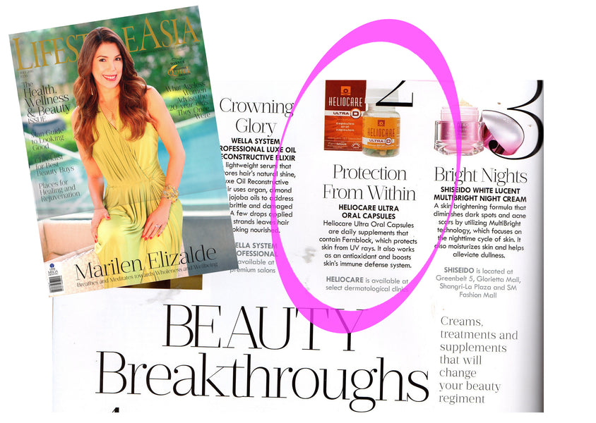 Lifestyle Asia - Beauty Breakthroughs - Protection from Within - Heliocare Ultra Oral Capsules