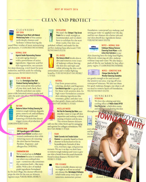 Town & Country - Oily Skin - Bioderma Sebium Purifying Cleansing Gel