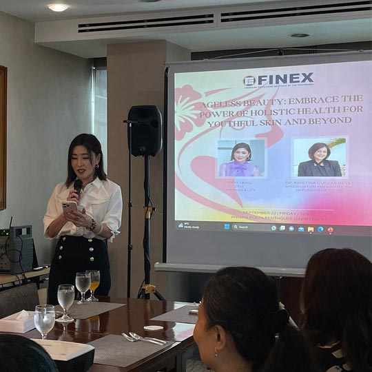 DMark Beauty hosted a lecture on Ageless Beauty together with FINEX Philippines