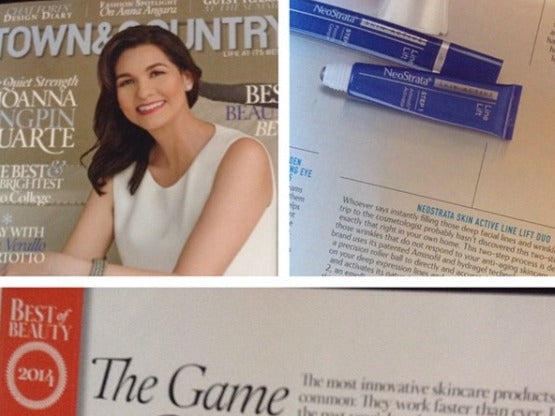 NEOSTRATA SKIN ACTIVE IN TOWN&COUNTRY'S AUGUST 2014 ISSUE