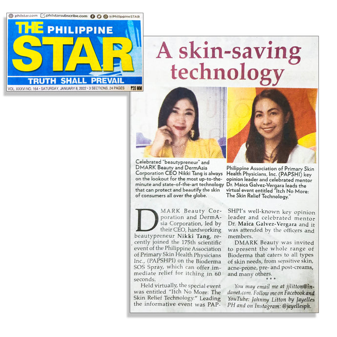 Philippine Star : A Skin-saving technology