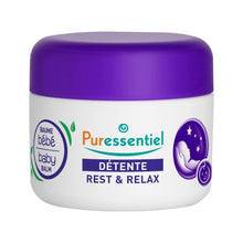 Load image into Gallery viewer, Puressentiel Rest &amp; Relax Soothing Massage Baby Balm 30ml
