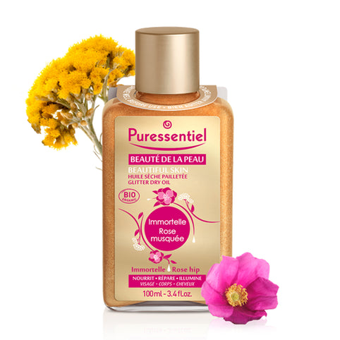 Puressentiel Organic Glitter Dry Oil 100ml front