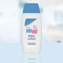 Load image into Gallery viewer, Sebamed Baby Lotion lifestyle shot

