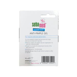 Sebamed Clear Face  Anti - Pimple Gel Tinted 10ml back
