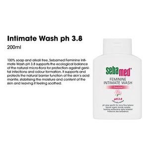 Sebamed Feminine Intimate Wash 3.8 pH 200ml