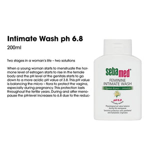 Sebamed Feminine Wash (Menopause) 6.8pH  200ml