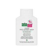 Load image into Gallery viewer, Sebamed Liquid Face &amp; Body Wash 200ml front
