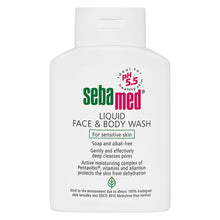 Load image into Gallery viewer, Sebamed Liquid Face &amp; Body Wash 500 ml front
