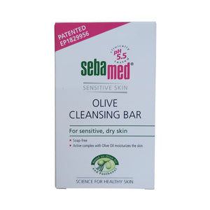 Sebamed Olive Cleansing Bar box back