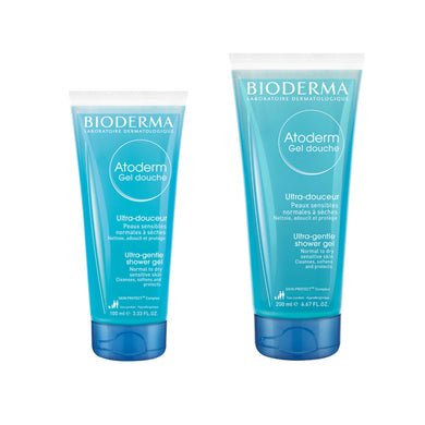 Atoderm Shower Gel 100 ml and 200 ml front